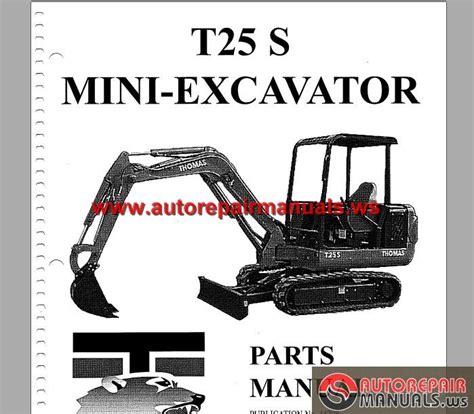 thomas t25s mini excavator parts|Thomas Heavy Equipment Parts & Accessories for Excavator.